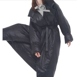 Sz XS/S Norma Kamali Boyfriend Sleeping Bag Coat